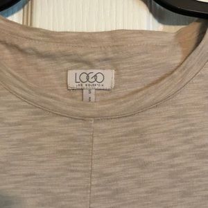 LOGO by Lori Goldstein Tops - Beige Tunic by Logo LOGO by Lori Goldstein Tops - Beige Tunic by Logo